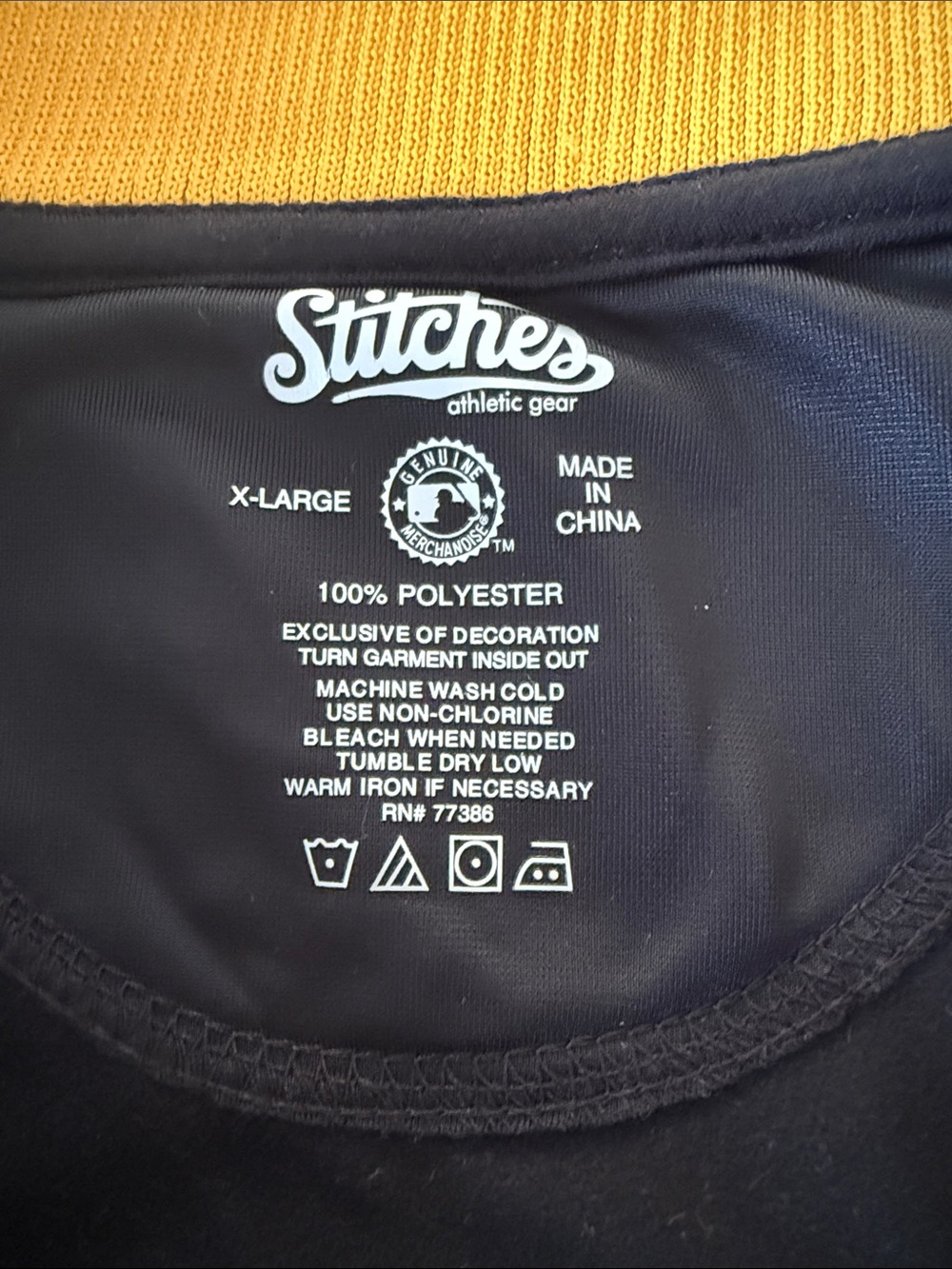 League pirates Stitches Appliqué Jacket XL - Picture 3 of 4